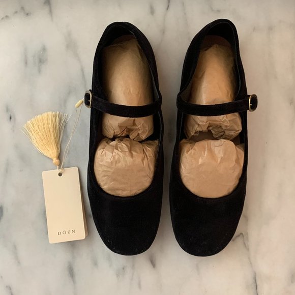 Doen Shoes | Bnwt Doen Mary Jane Slippers In Black | Poshmark